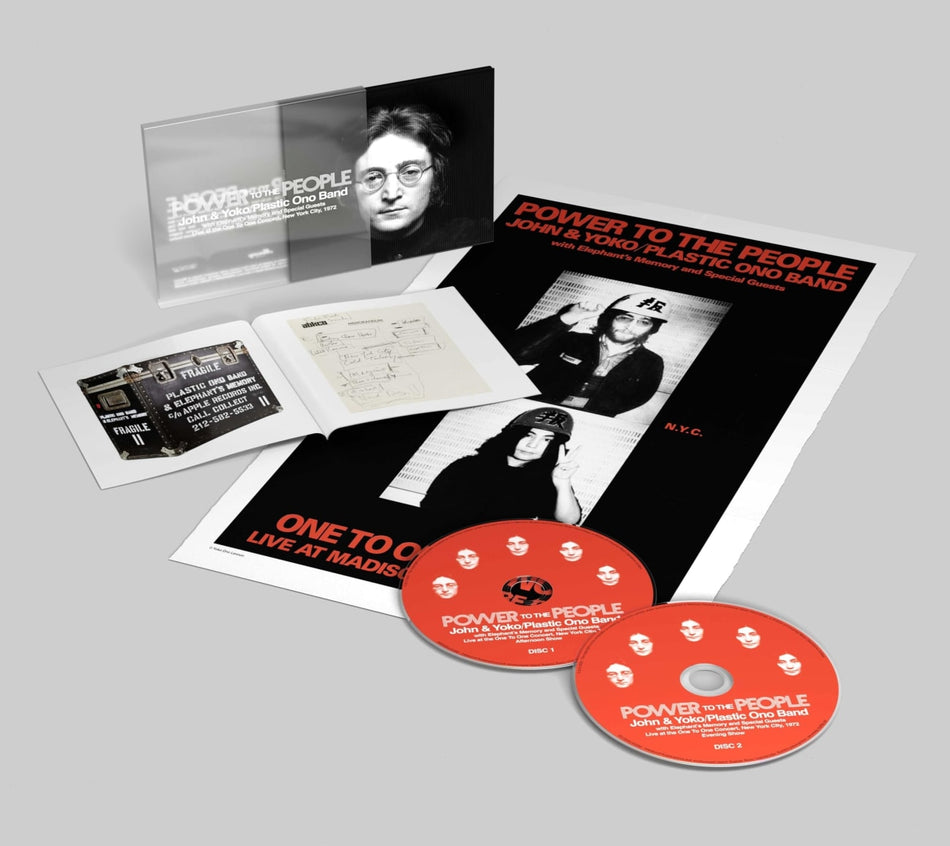 John Lennon - Power To The People: Live at the One To One Concert - (Deluxe Edition, Booklet, Photo / Photo Card, Poster, Postcard) - [CD]