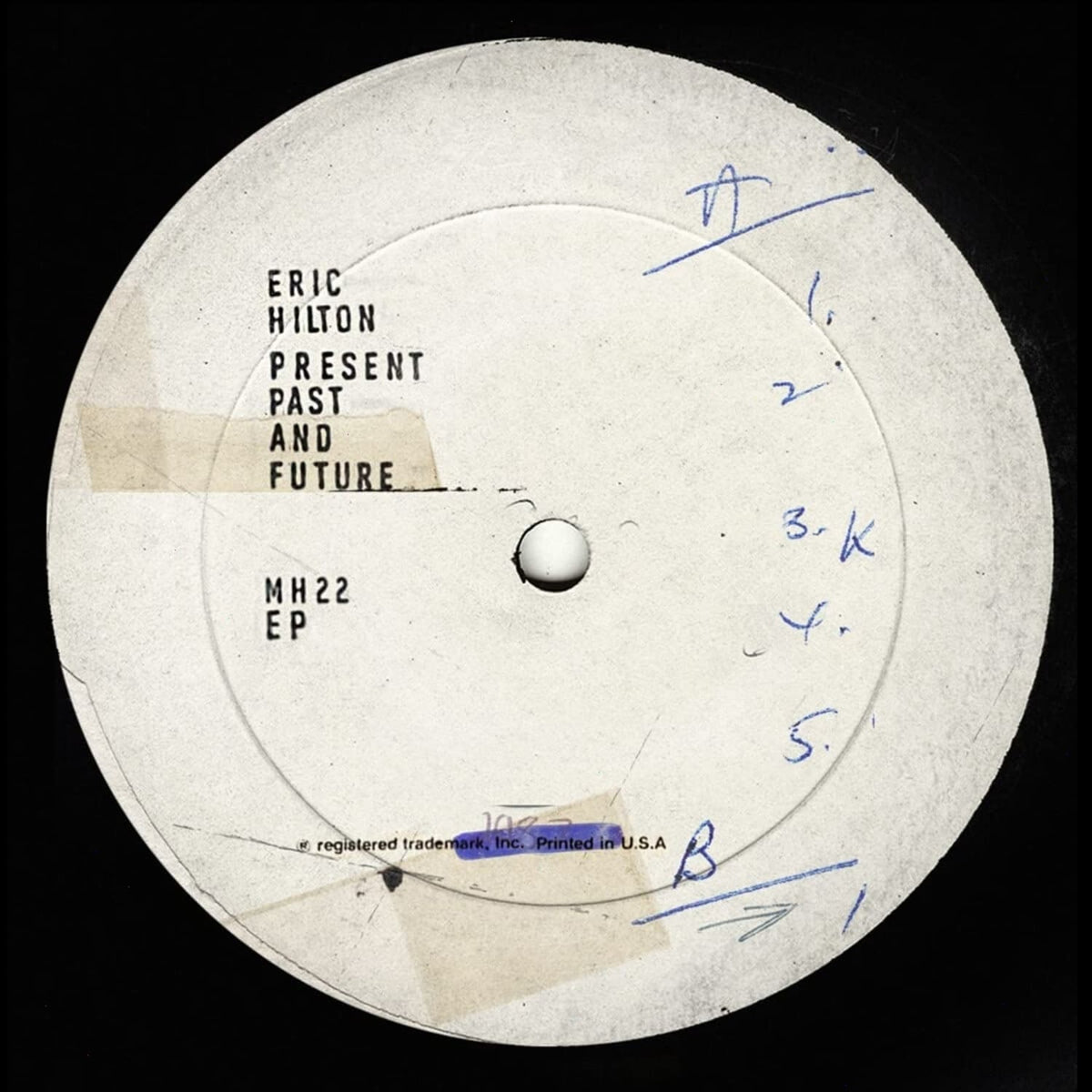 Eric Hilton - Present Past And Future - (Clear Vinyl) - [Vinyl]