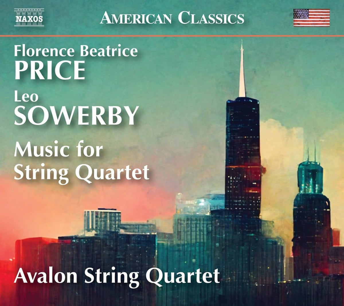 Avalon Quartet - Price: String Quartet No. 2 in A minor Five Folksongs in Counterpoint Sowerby: String Quartet in G minor - [CD]