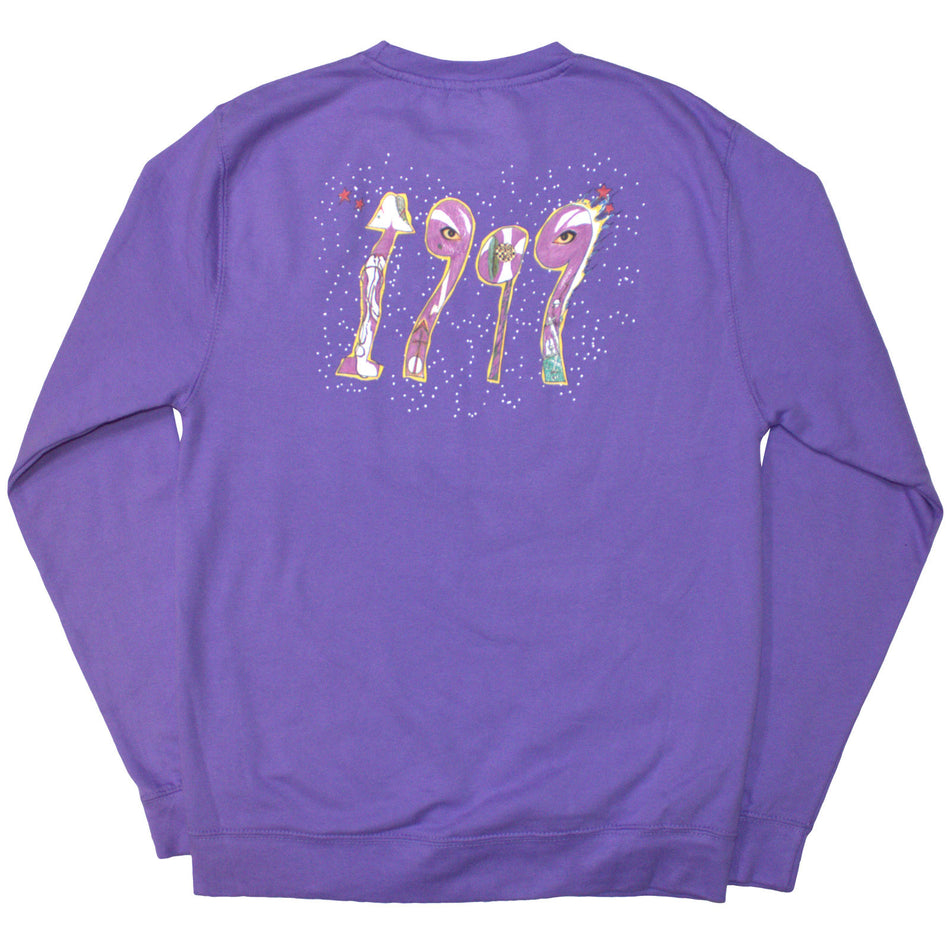 Prince Unisex Sweatshirt: 1999 (Purple) (Back Print)
