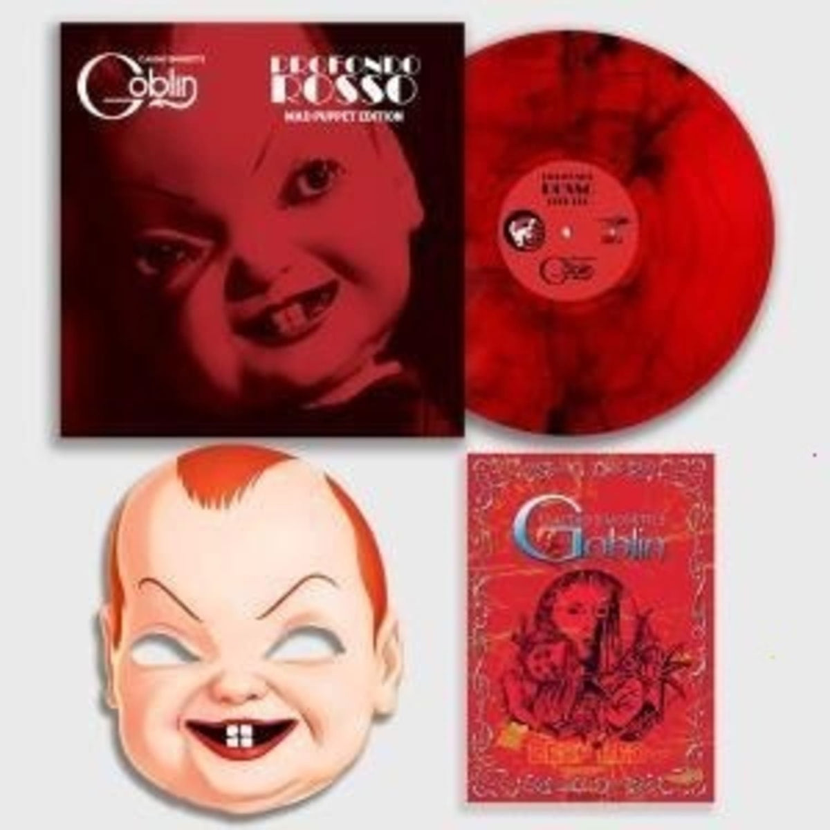 Claudio Simonetti Goblin - Profondo Rosso (Limited Mad Puppet Edition)- (Original Soundtrack) - (Limited Edition, Colored , Red, Marble) - [Vinyl]