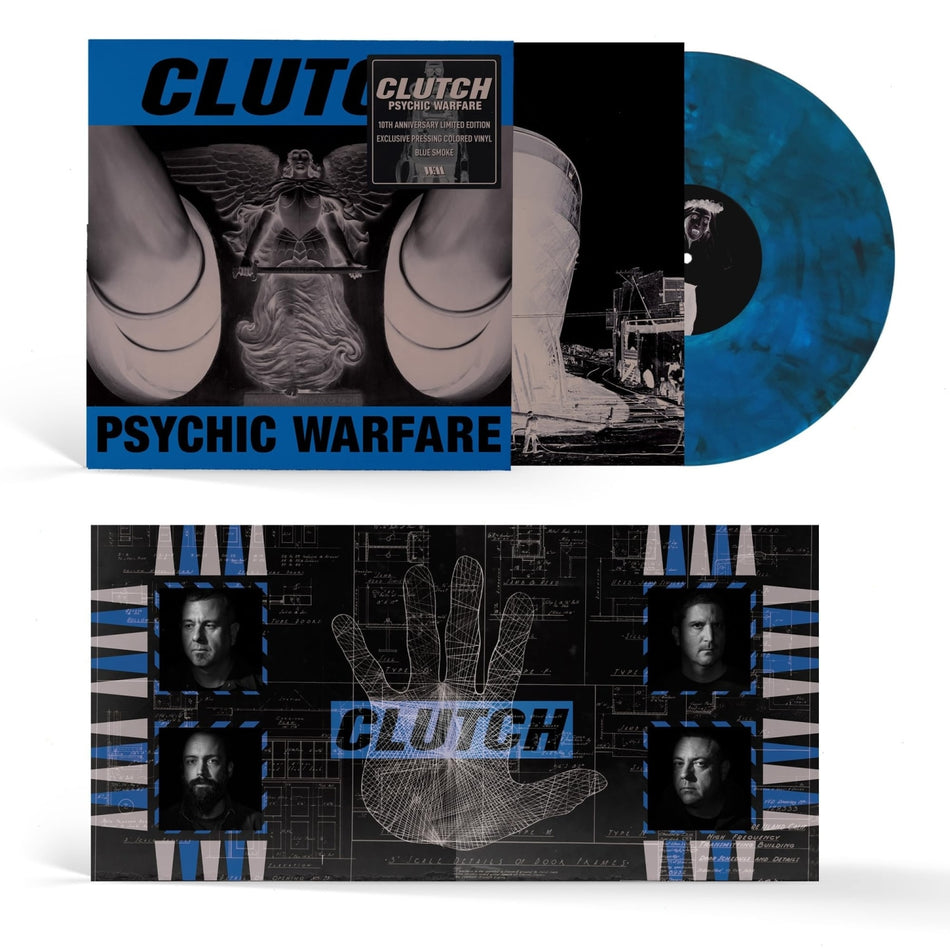 Clutch - Psychic Warfare - (Colored Vinyl, Blue, Smoke, Anniversary Edition) - [Vinyl]
