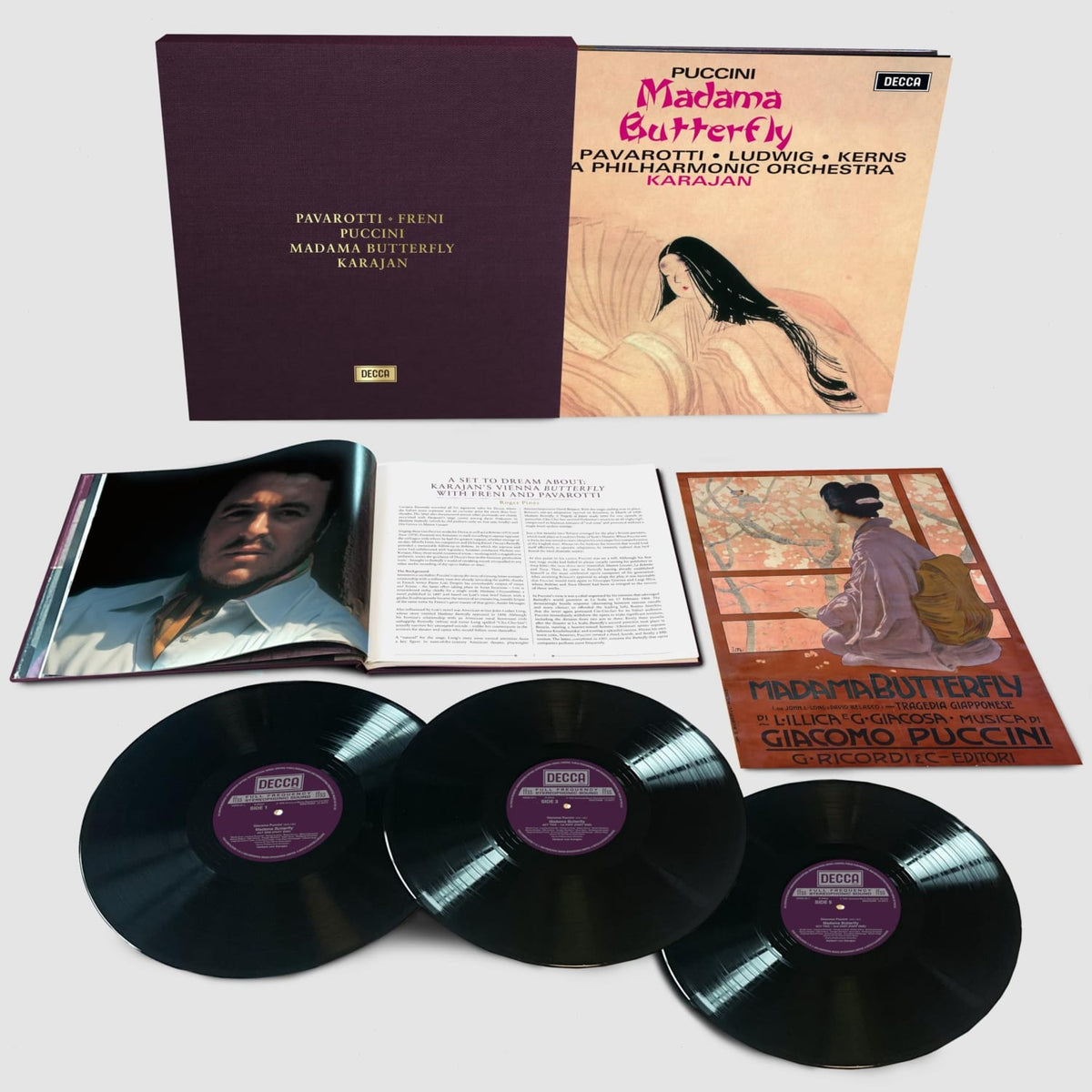 FRENI / PAVAROTTI / WIENER PHILHARMONIKER - Puccini: Madama Butterfly - (Audiophile, 180 Gram Vinyl) - [Vinyl]