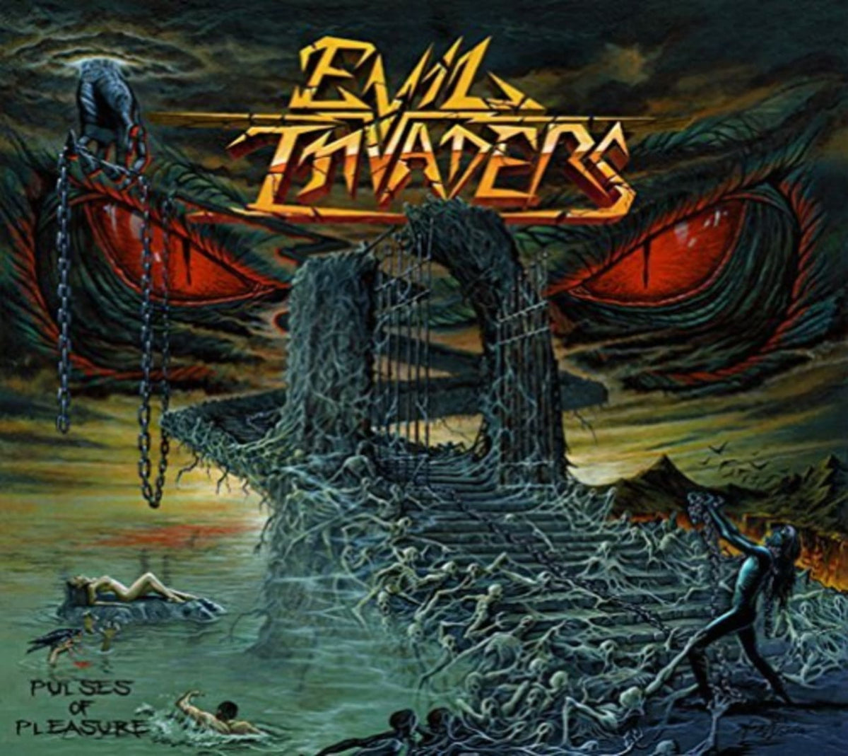 Evil Invaders - Pulses of Pleasure - [CD]