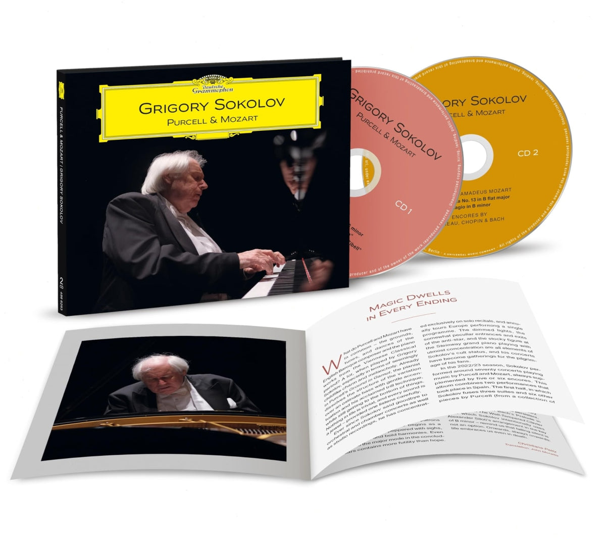 Grigory Sokolov - Purcell & Mozart - [CD]