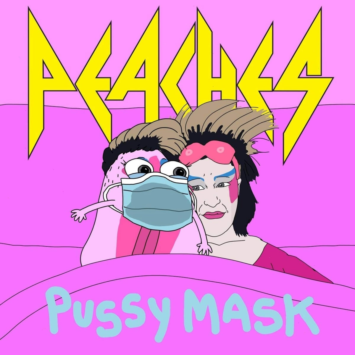 Peaches - Pussy Mask - (Black) - [Vinyl]