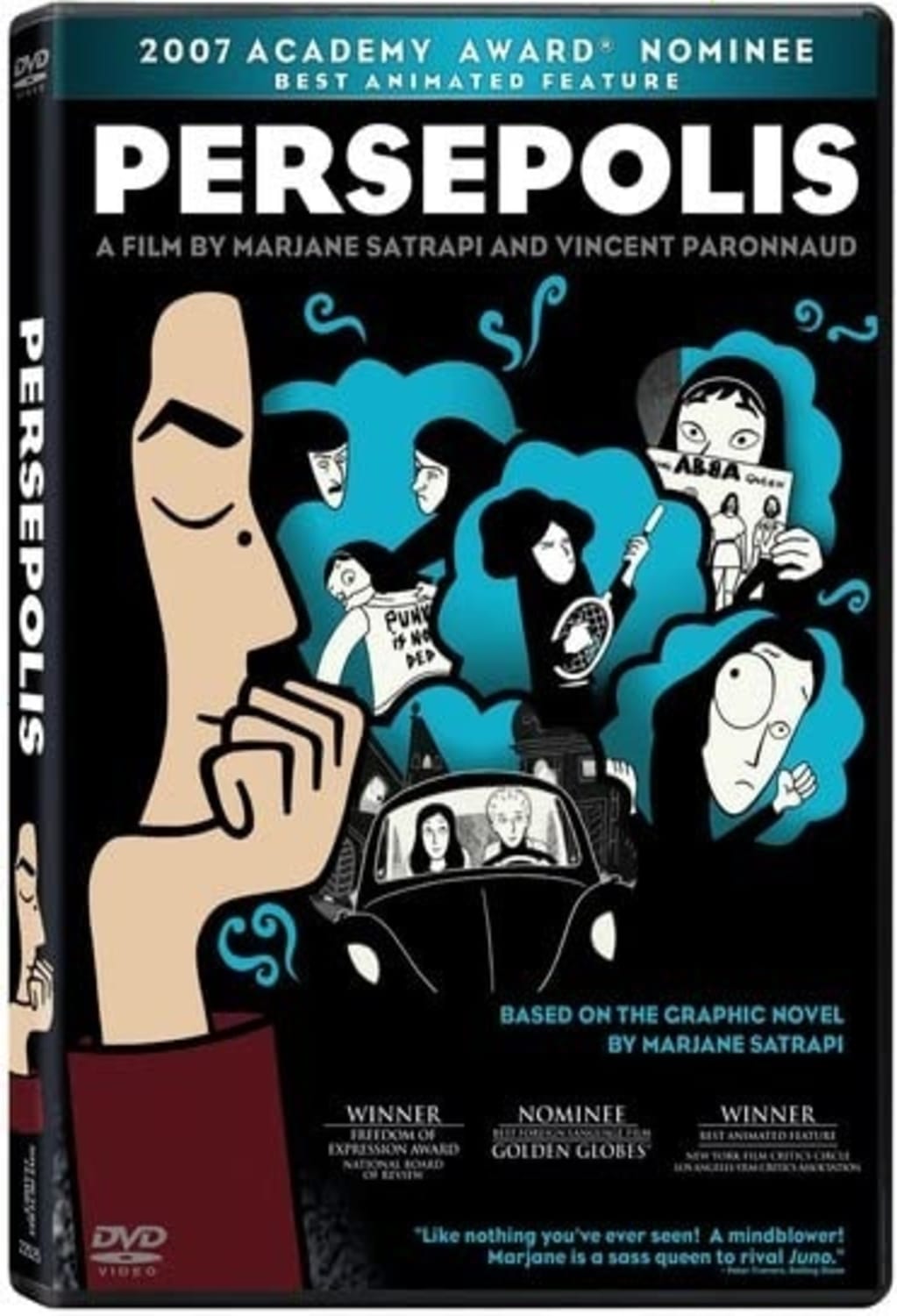 Persepolis - (Black & White, Widescreen, Subtitled, Dubbed, Dolby) - [DVD]