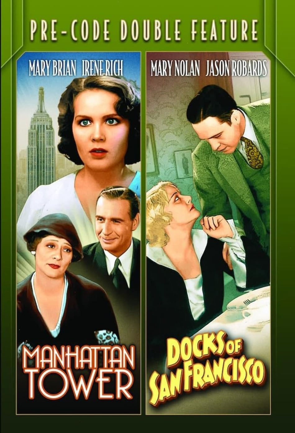 Pre-Code Double Feature: Manhattan Tower / Docks of San Francisco - [DVD]