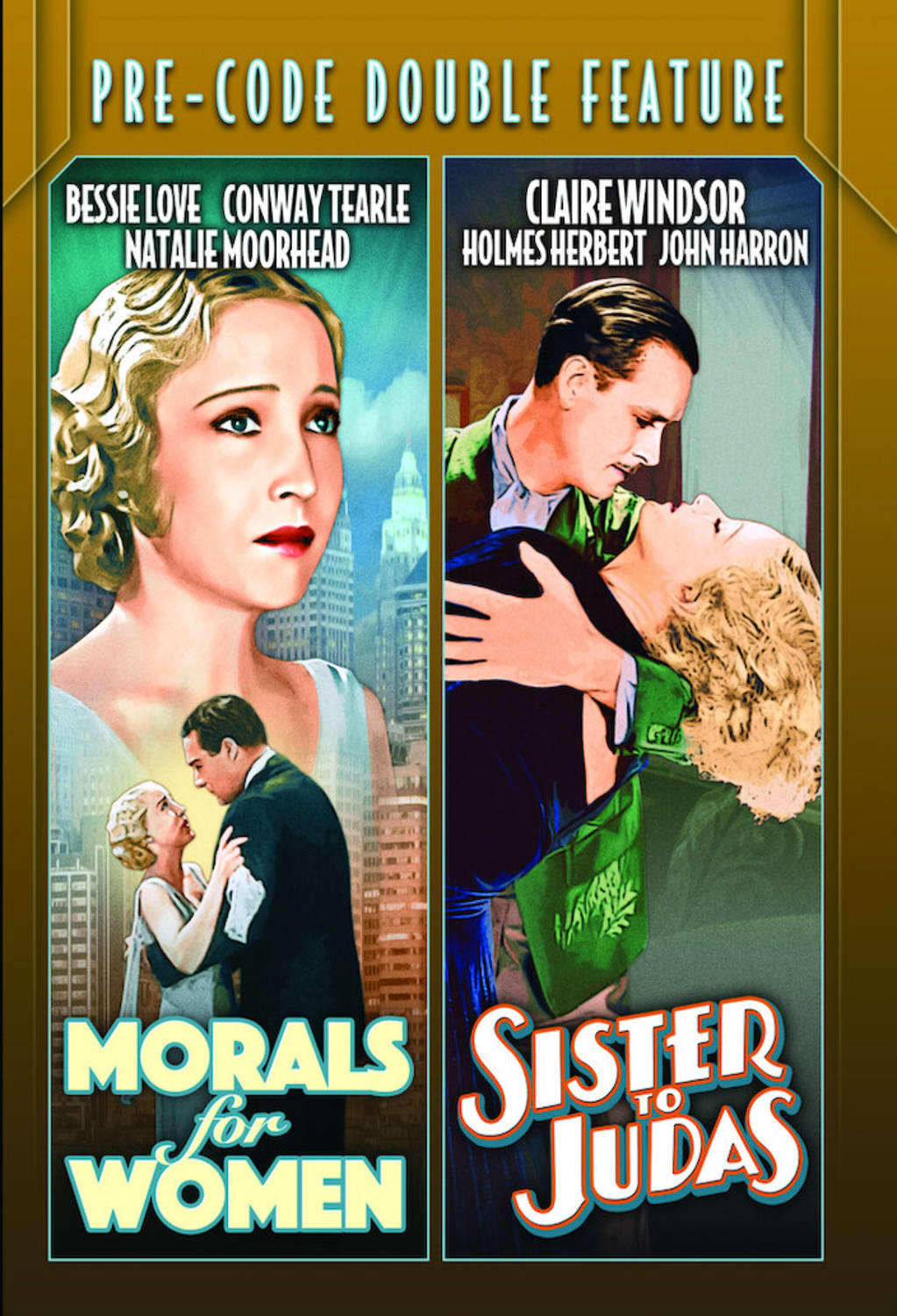 Pre-Code Double Feature: Morals for Women (1931) / Sister to Judas (1932) - [DVD]