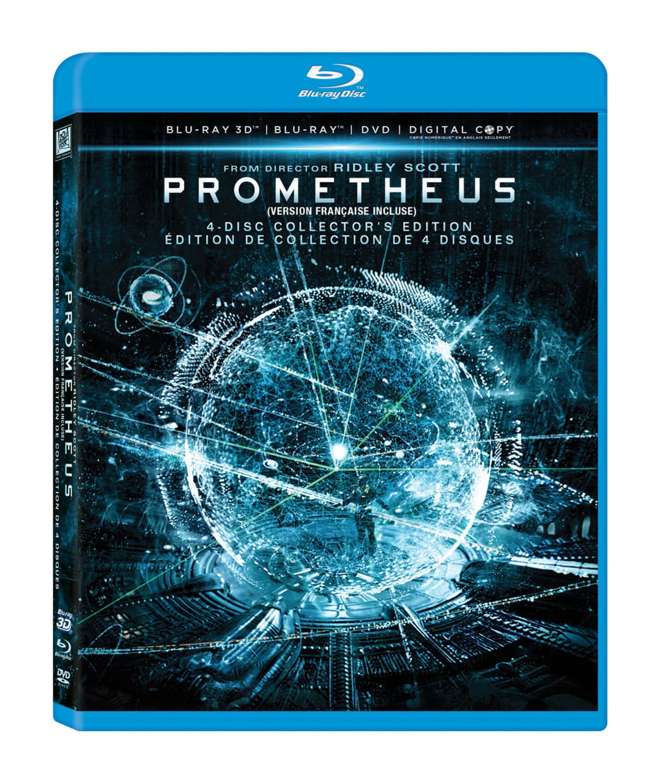 Prometheus  Collector's Edition - [Blu - ray 3D, Blu-Ray, DVD]