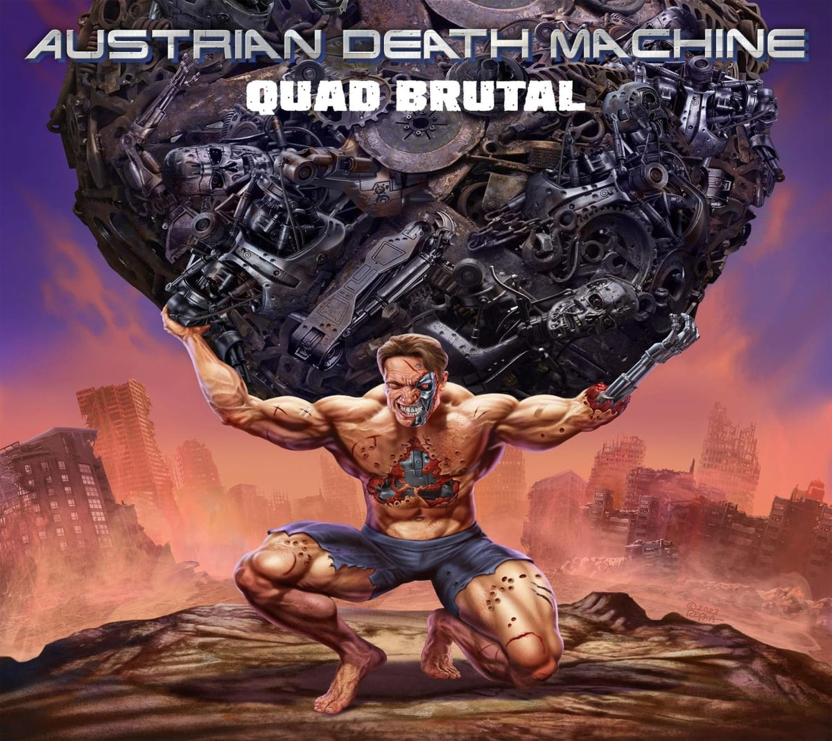 Austrian Death Machine - Quad Brutal - [CD]