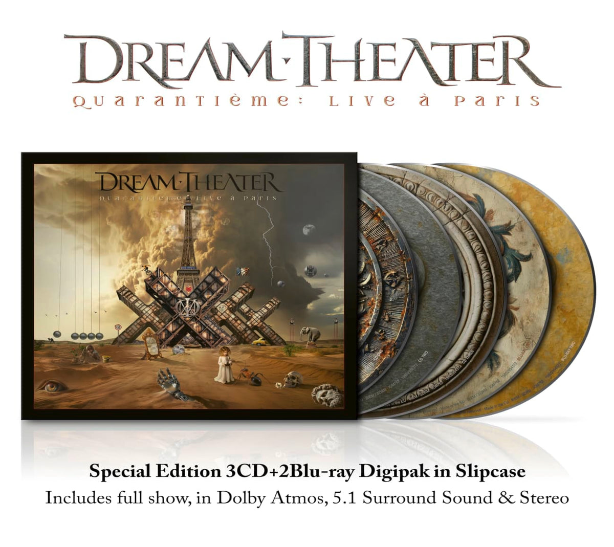 Dream Theater - QUARANTIEME: LIVE A PARIS (SPECIAL EDITION 3CD+2BLURAY DIGIPAK) - [Blu - ray + CD]
