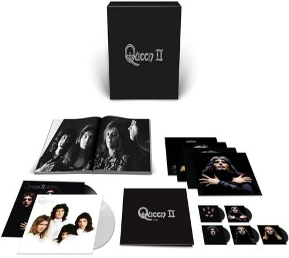 Queen - Queen II [Collector's Edition] [5 CD/ 180g 2 LP Box Set] - (Boxed Set, With CD, 180 Gram Vinyl, Colored Vinyl, Black) - [CD + Vinyl]