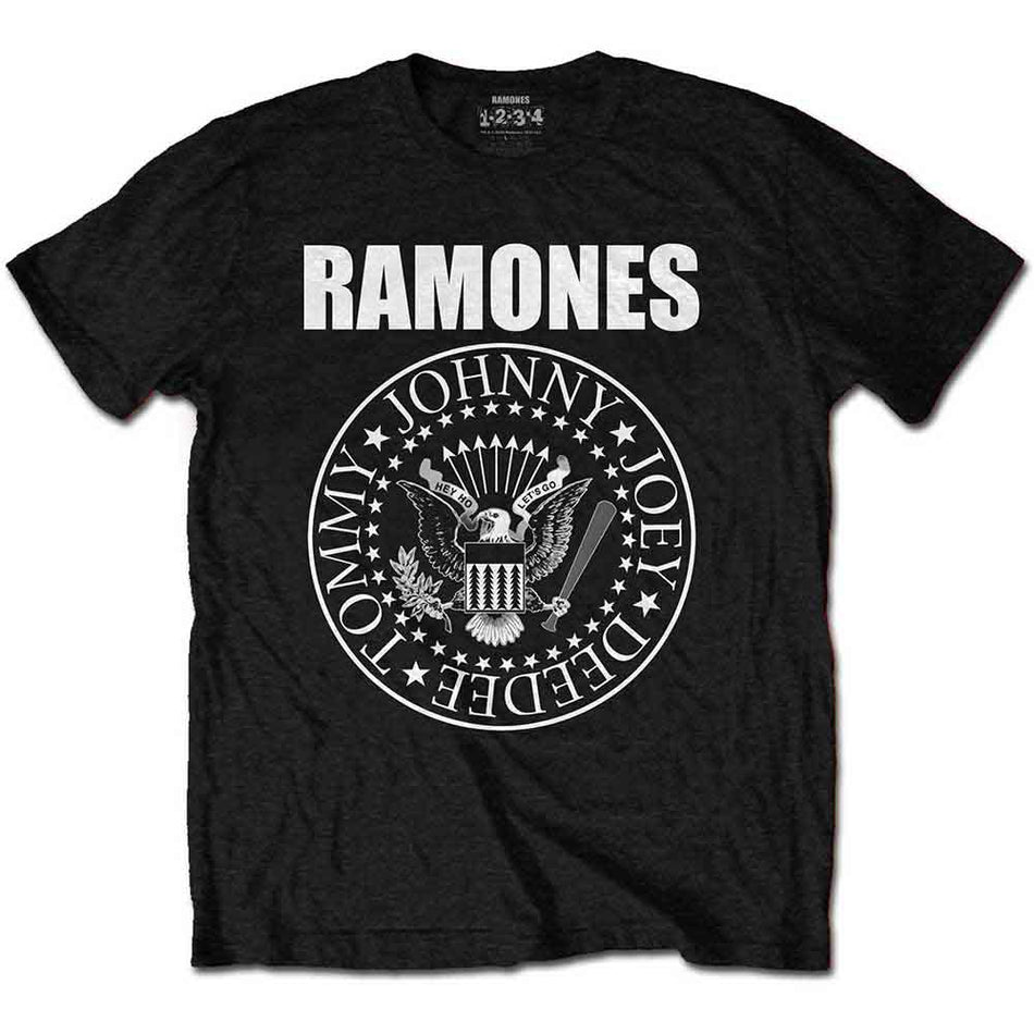 Ramones Kids T-Shirt: Presidential Seal (Black)