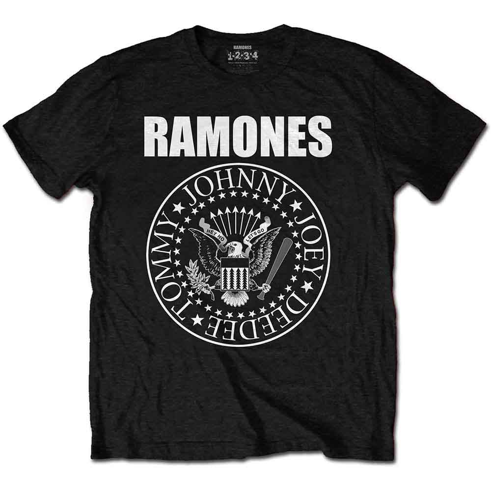 Ramones Unisex T-Shirt: Presidential Seal (Black)