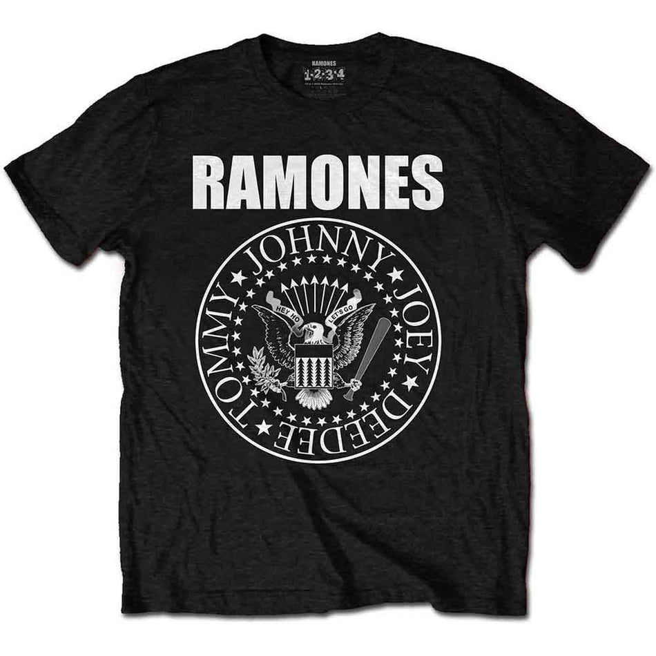 Ramones Unisex T-Shirt: Presidential Seal (Black)