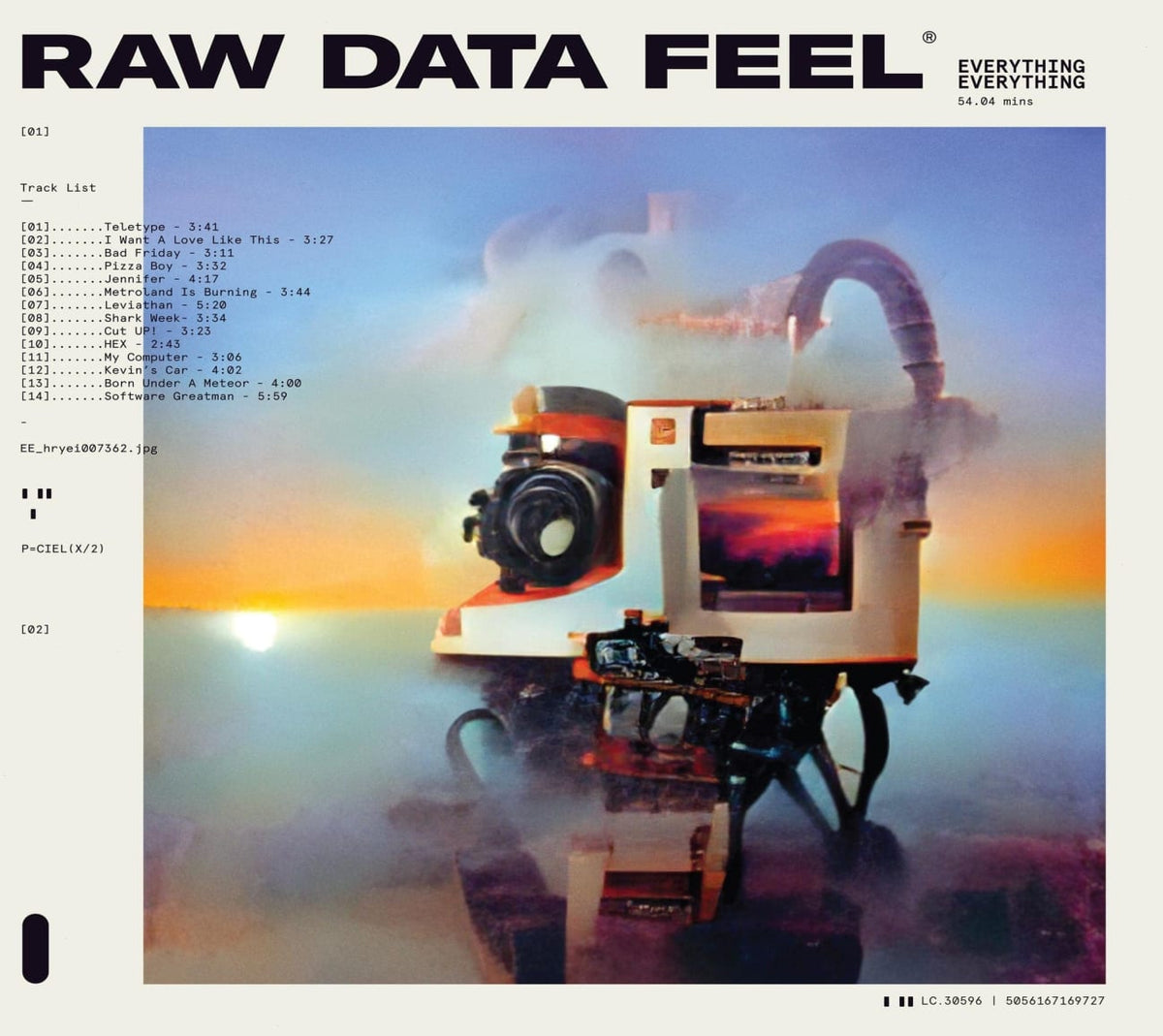 Everything Everything - Raw Data Feel [Explicit Content] - (Parental Advisory Explicit Lyrics, Digipack Packaging) - [CD]
