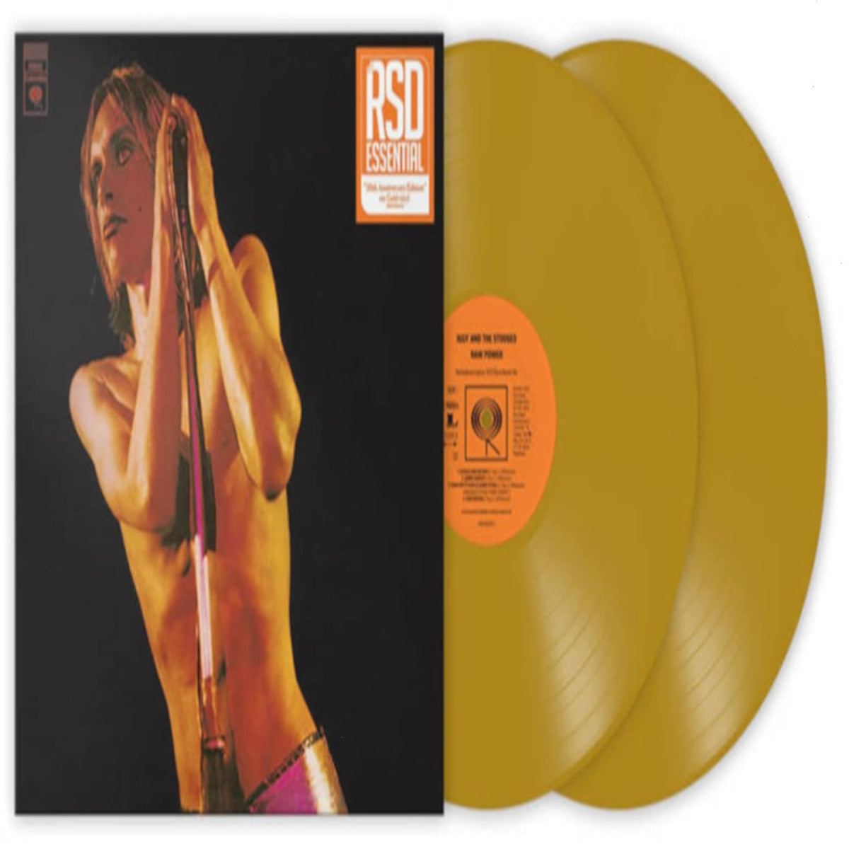 Iggy & Stooges - Raw Power - (Colored Vinyl, Gold) - [Vinyl]