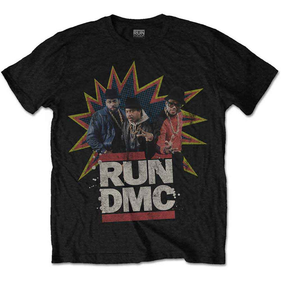Run DMC Unisex T-Shirt: POW! (Black)