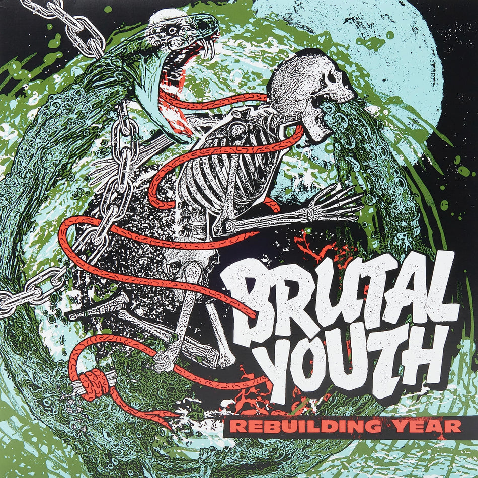 Brutal Youth - Rebuilding Year - (Clear Vinyl, Red, Digital Download Card) - [Vinyl]