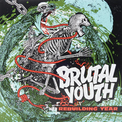 Brutal Youth - Rebuilding Year - (Clear Vinyl, Red, Digital Download Card) - [Vinyl]