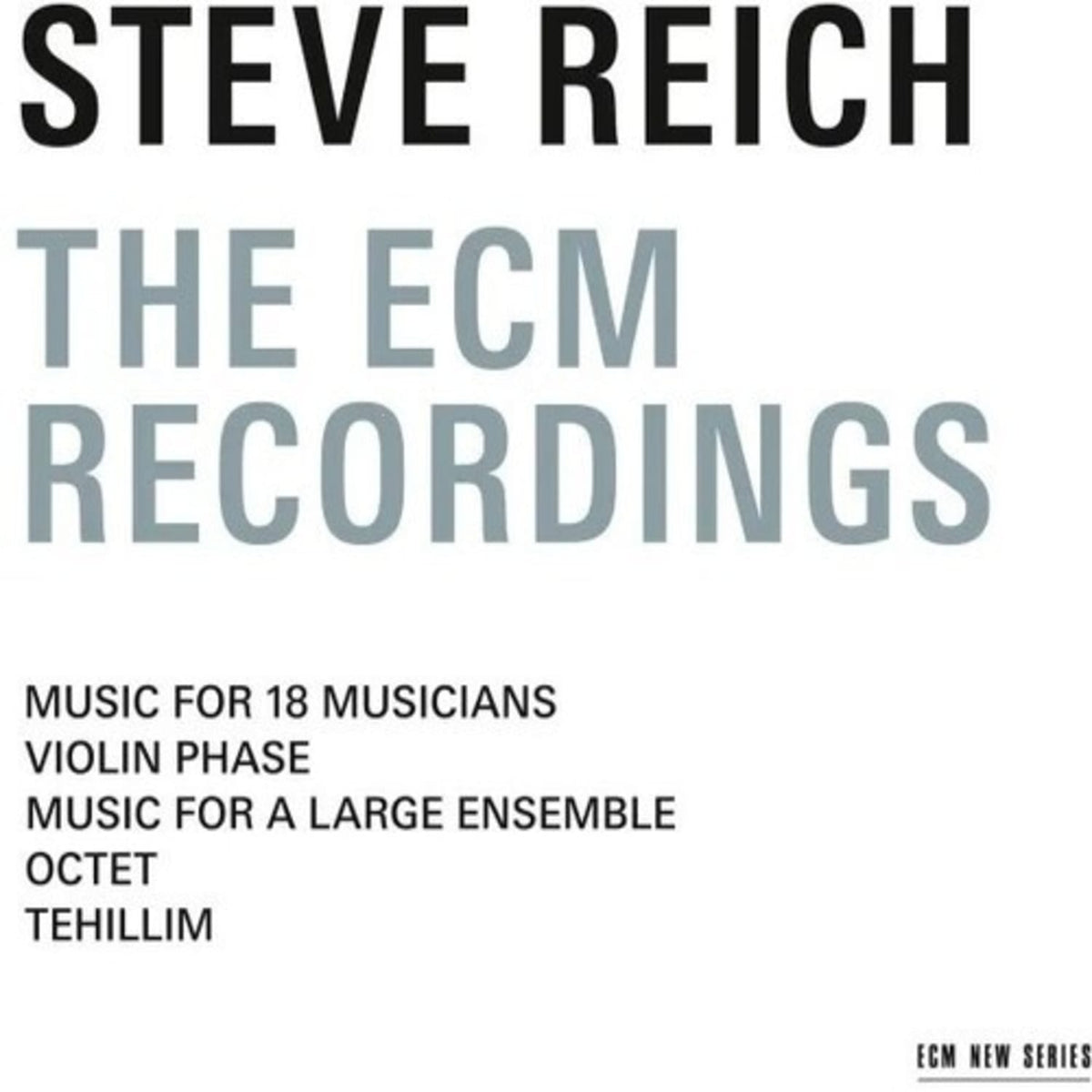 Steve Reich - Recordings on ECM - [Vinyl]