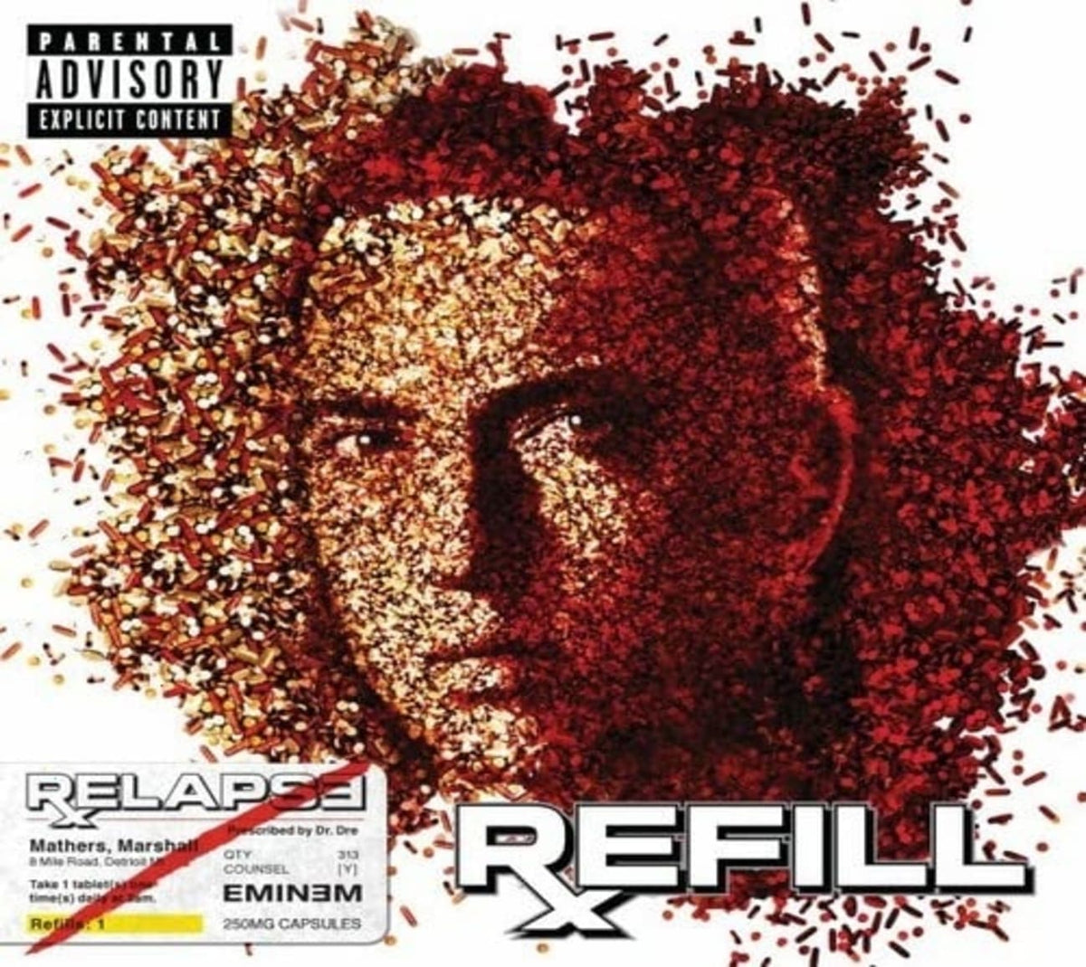 Eminem - Relapse: Refill [Explicit Content] - (Parental Advisory Explicit Lyrics, Bonus Tracks, Brilliant Box, New Version) - [CD]