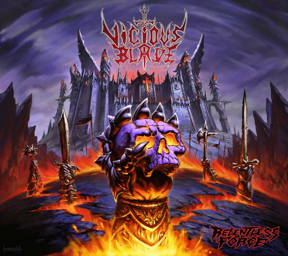 Vicious Blade - Relentless Force - [CD]