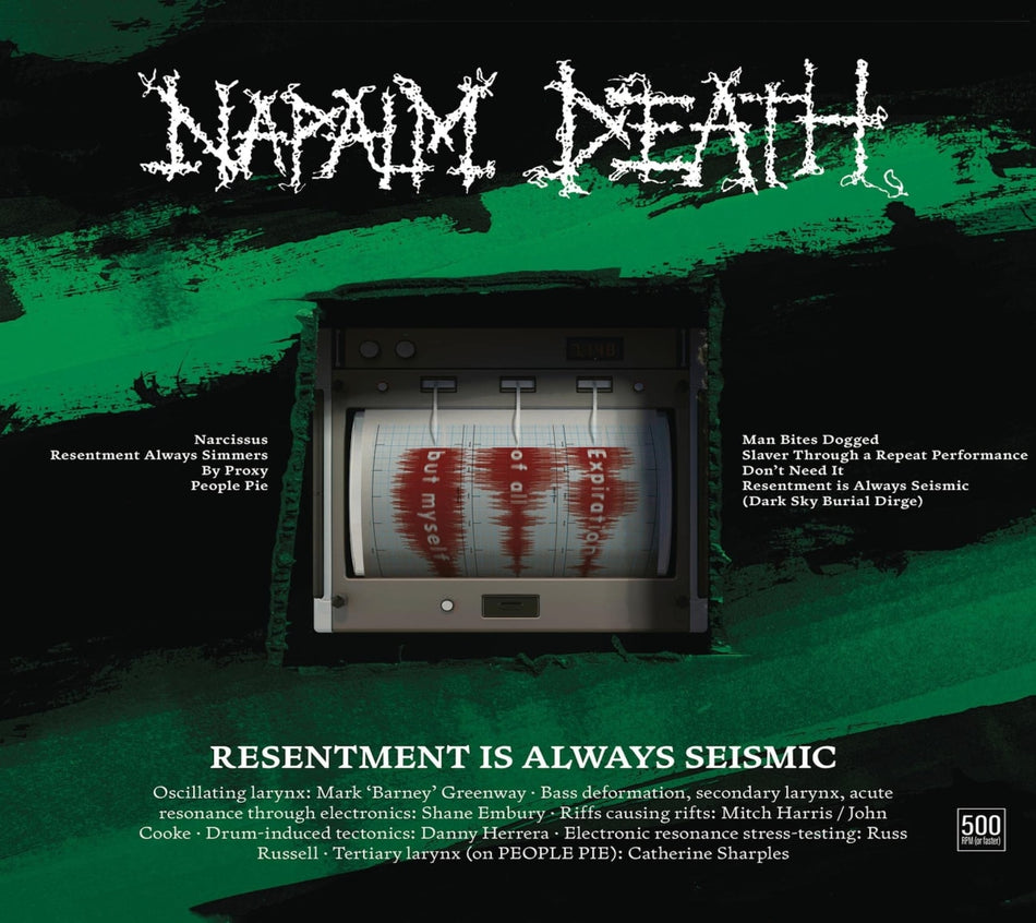 Napalm Death - Resentment Is Always Seismic - A Final Throw Of Throes - (Digipack Packaging) - [CD]