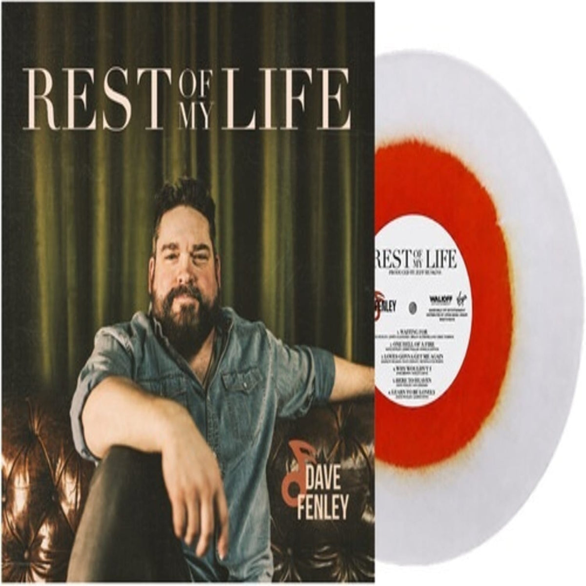 Dave Fenley - Rest of My Life - (Colored Vinyl, Orange, White) - [Vinyl]