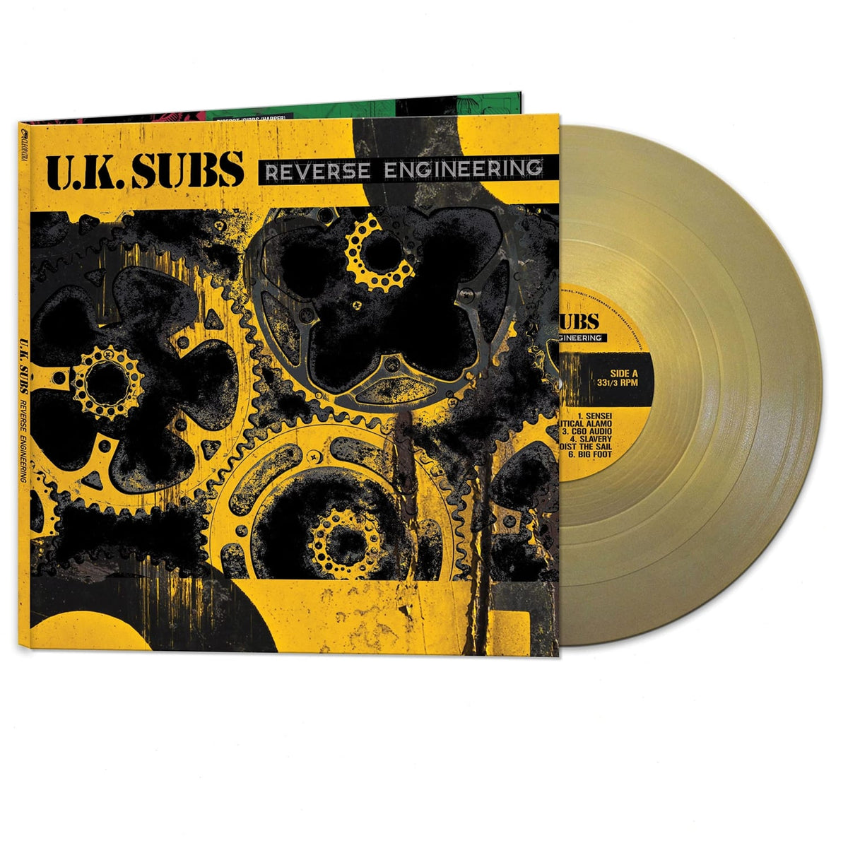 UK Subs - Reverse Engineering - (Colored Vinyl, Gold) - [Vinyl]