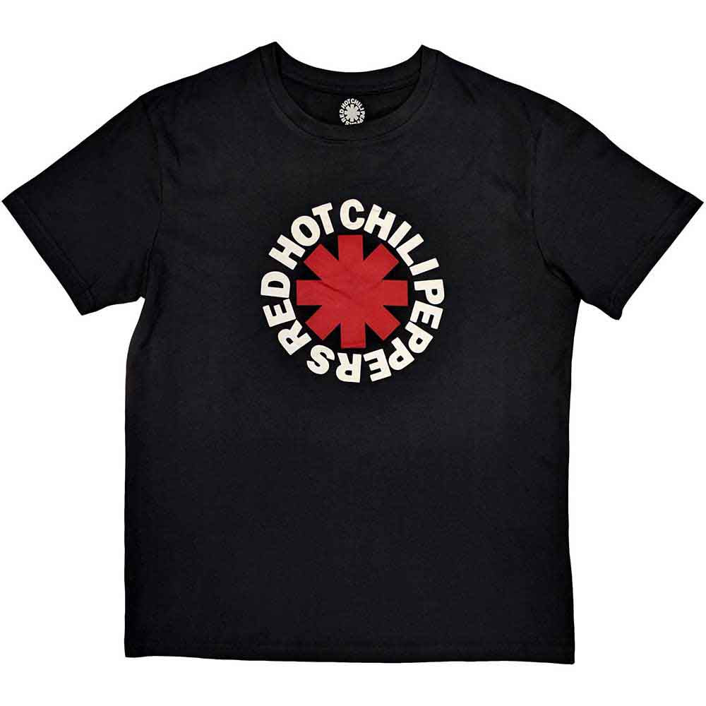 Red Hot Chili Peppers Unisex T-Shirt: Classic Asterisk (Black)