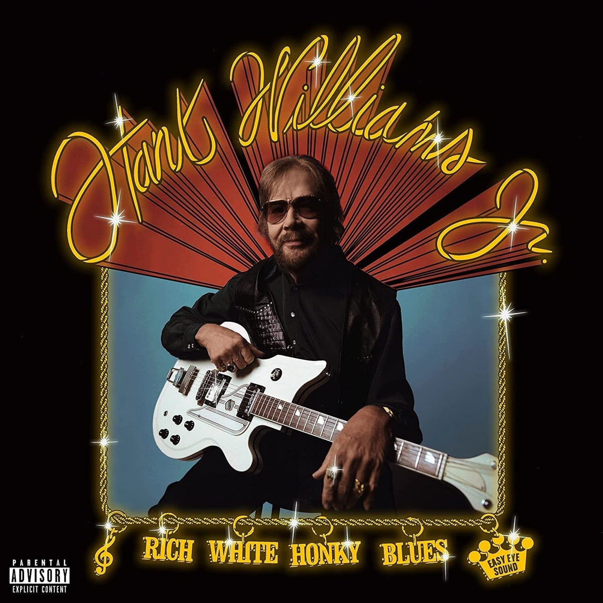 Williams Jr, Hank - Rich White Honky Blues [Explicit Content] - (Parental Advisory Explicit Lyrics, Poster) - [Vinyl]