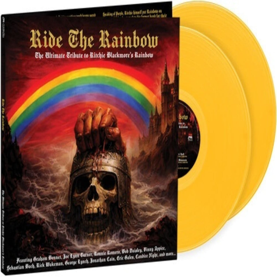 Various Artists - Ride The Rainbow: The Ultimate Tribute To Ritchie Blackmore's Rainbow - (Yellow Vinyl)