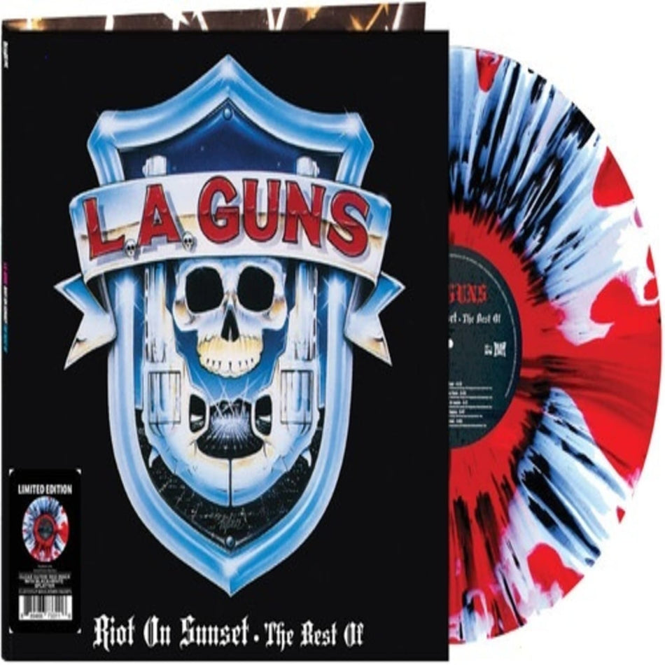 LA Guns - Riot On Sunset: The Best Of - (Limited Edition, Clear , Black, Red, White) - [Vinyl]