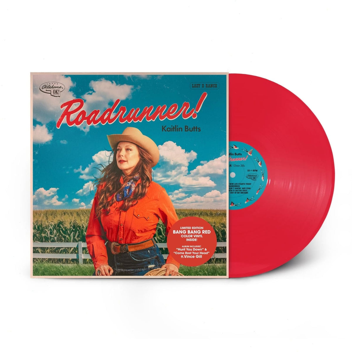 Kaitlin Butts - Roadrunner - (Colored Vinyl, Red) - [Vinyl]
