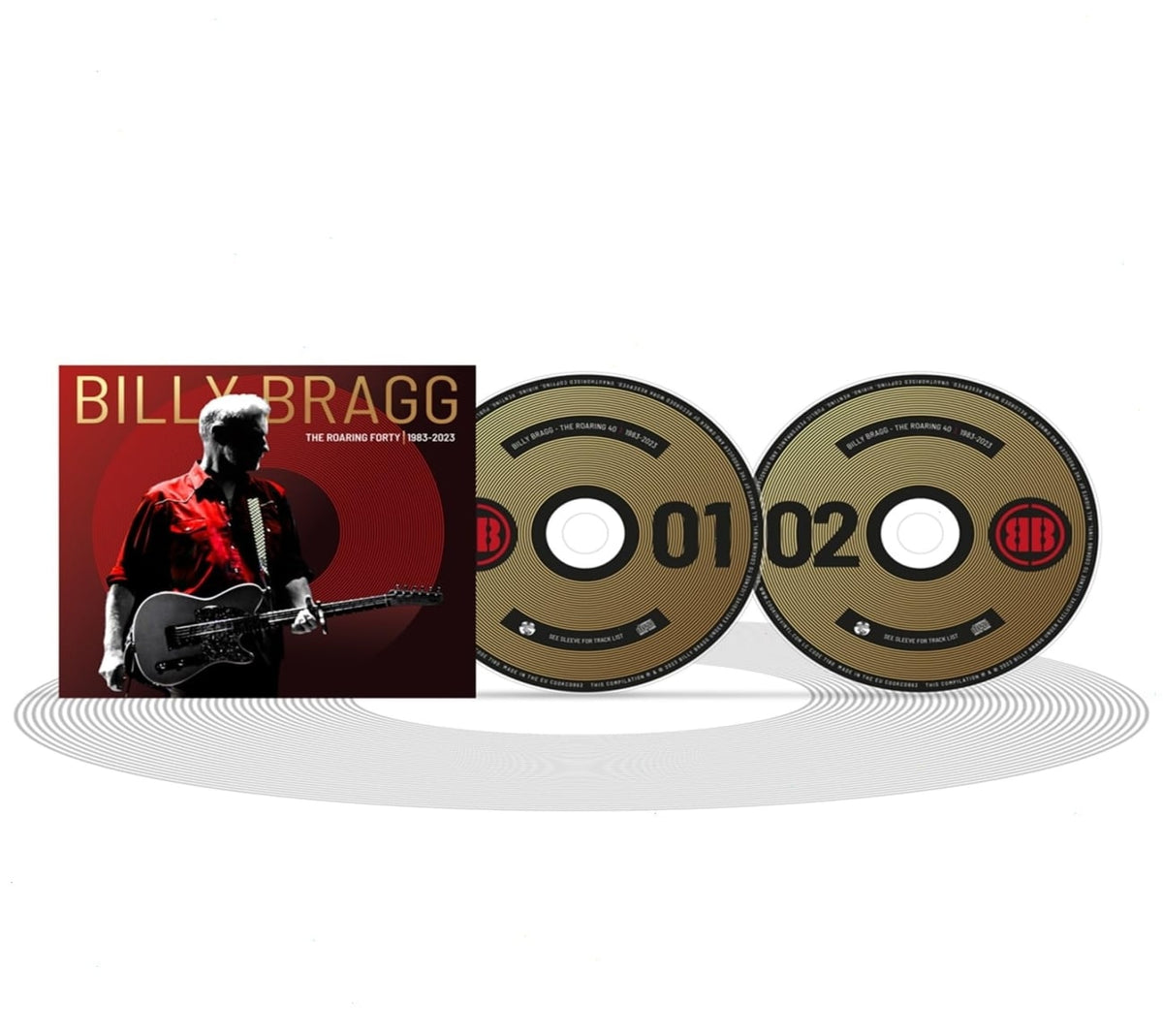 Billy Bragg - Roaring Forty 1983-2023 - (Deluxe Edition, Softpak) - [CD]