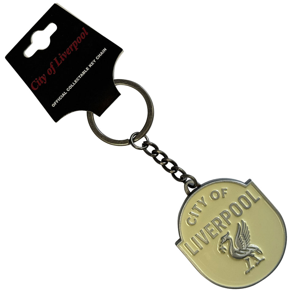 Rock Off Keychain: City Of Liverpool Emblem