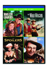 ROOSTER COGBURN / THE WAR WAGON / THE SPOILERS [1942] / SHEPHERD OF THE HILLS FOUR FEATURE FILMS - [DVD]