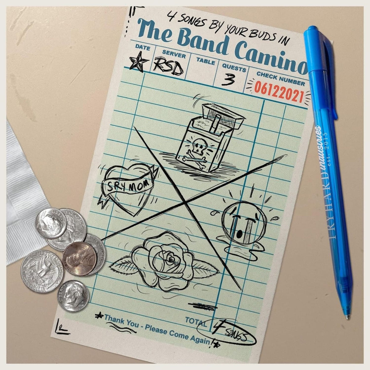 BAND CAMINO - 4 Songs by your buds in The Band Camino - [Vinyl]