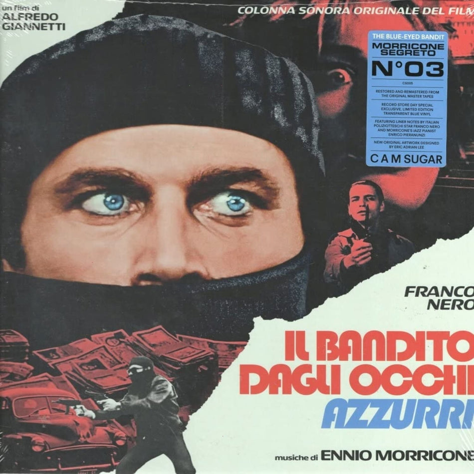 Ennio Morricone - The Blue-Eyed Bandit (ll Bandito Dagli Occhi Azzurri) (Original Motion Picture Soundtrack) - (RSD Exclusive, Colored Vinyl, Blue) - [Vinyl]