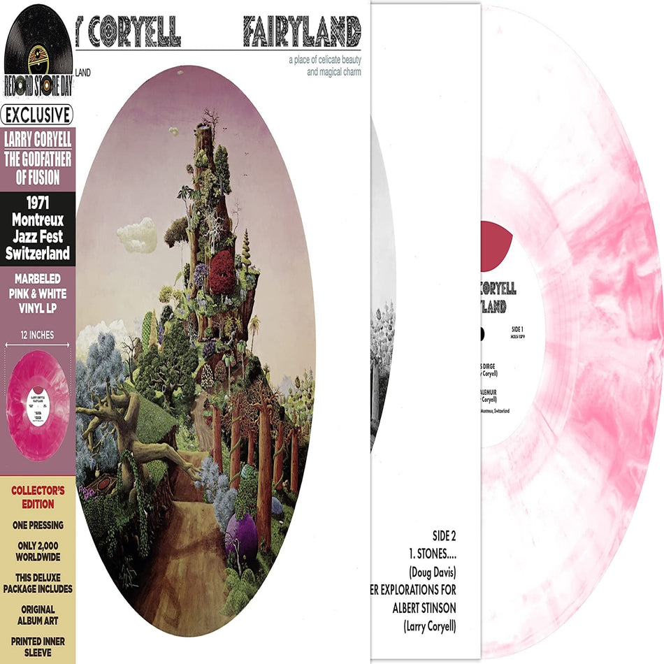 Larry Coryell - Fairyland - (Colored Vinyl, White, Pink) - [Vinyl]