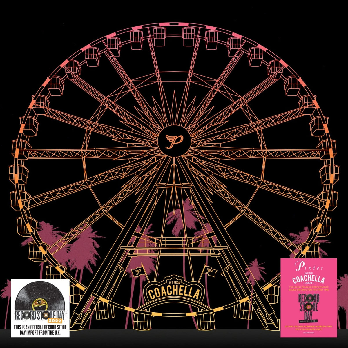 Pixies - Live At Coachella 2004 [140-Gram Orange & Yellow Splatter Colored ] - [Vinyl]