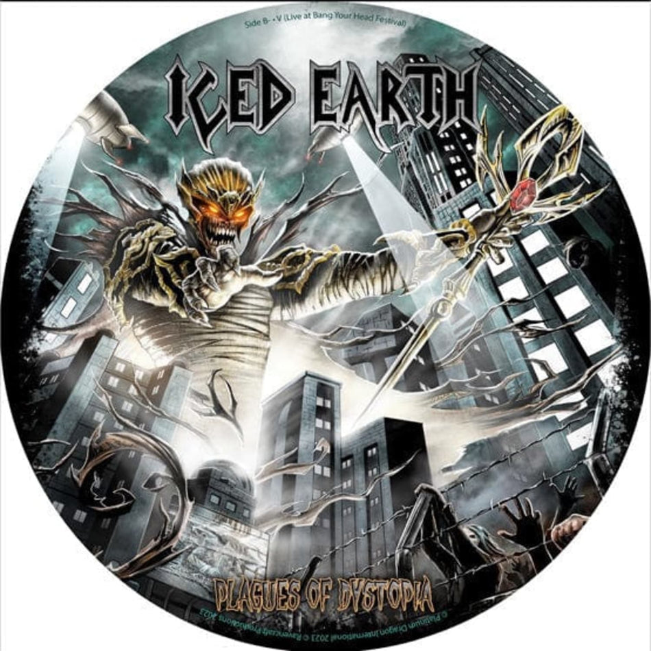 Iced Earth - Plagues of Dystopia EP - (Picture Disc Vinyl, Extended Play) - [Vinyl]