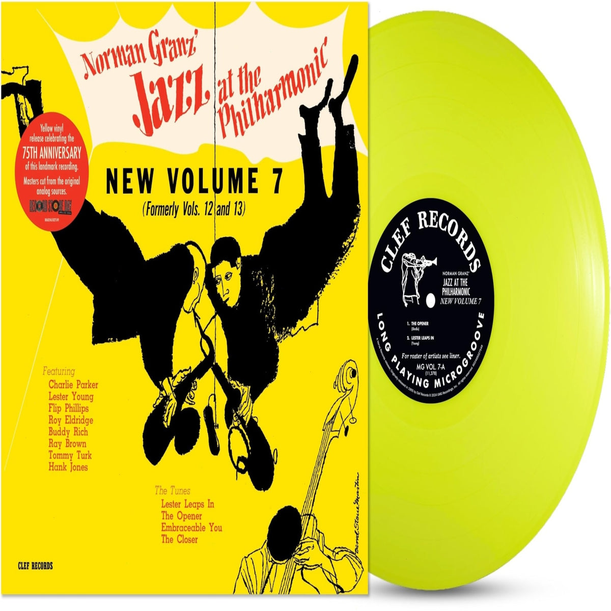 Charlie Parker - Norman Granz' Jazz At The Philharmonic - (Colored Vinyl, Yellow, Anniversary Edition) - [Vinyl]