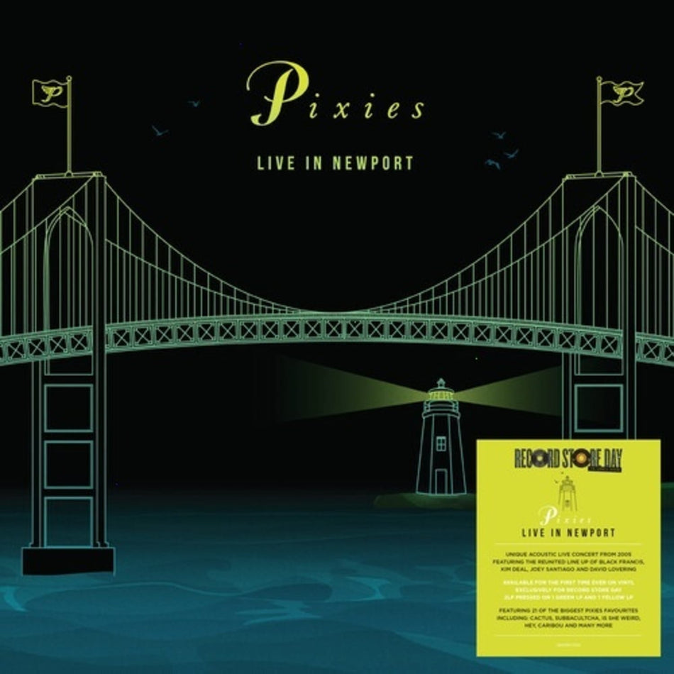 Pixies - Live In Newport - Limited RSD 2026 Green & Yellow Colored - [Vinyl]