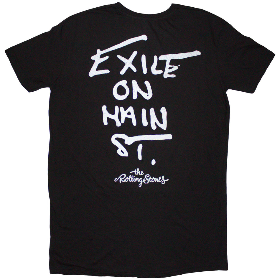 The Rolling Stones Ladies T-Shirt Dress: Ya Gotta Roll Exile (Black) (Back Print)