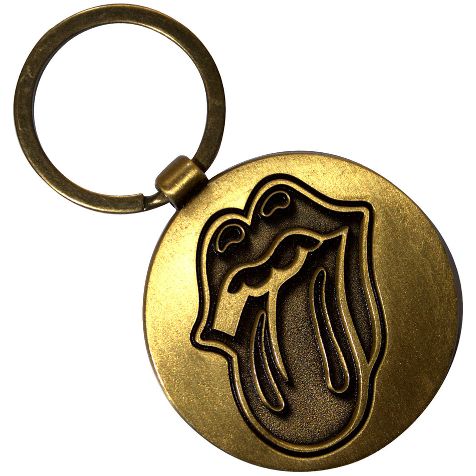 The Rolling Stones Keychain: Classic Tongue/Tour '78 Double-Sided (Double Sided)