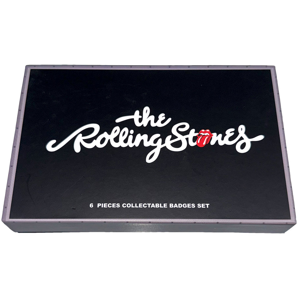 The Rolling Stones Pin Badge Set: Tongues Evolution 1