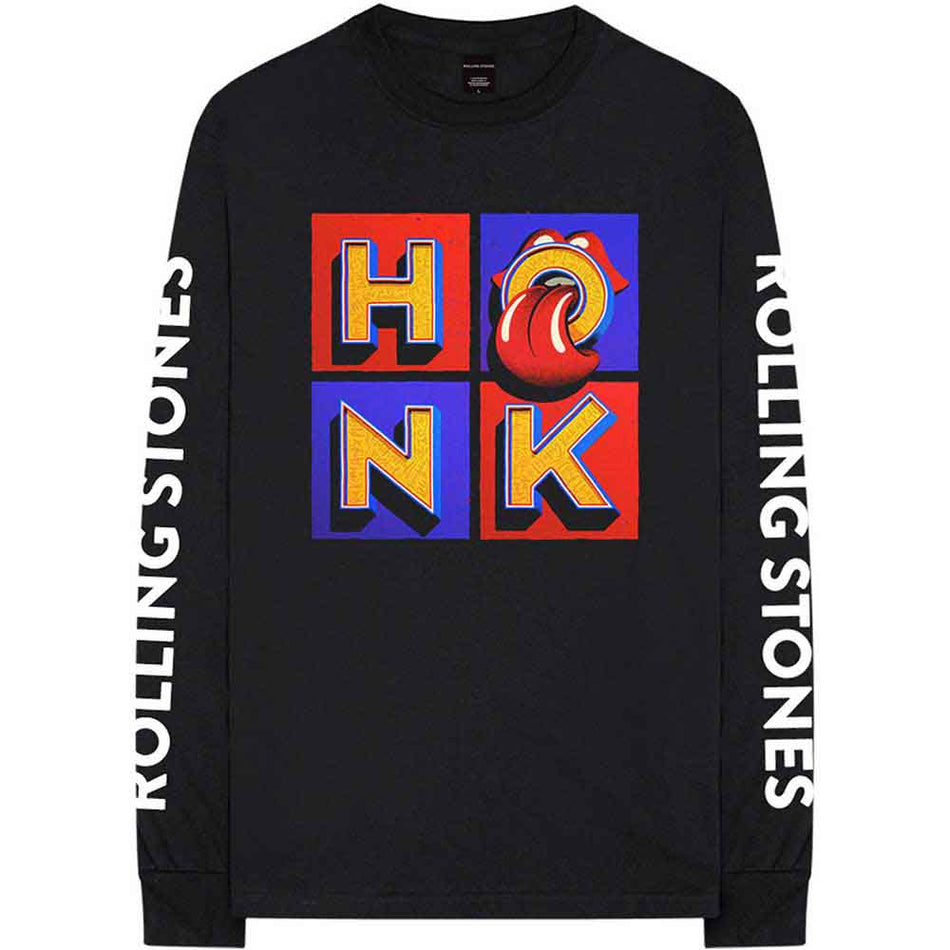The Rolling Stones Unisex Sweatshirt: Honk Album/Sleeves (Black) (Sleeve Print) (LOS)